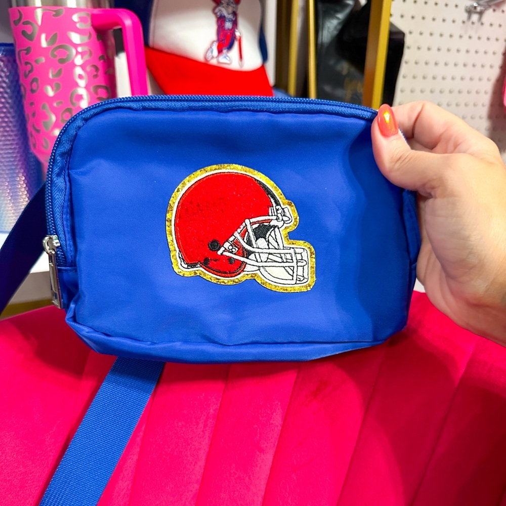 ✨NEW✨Blue & Red Helmet Belt Bag!